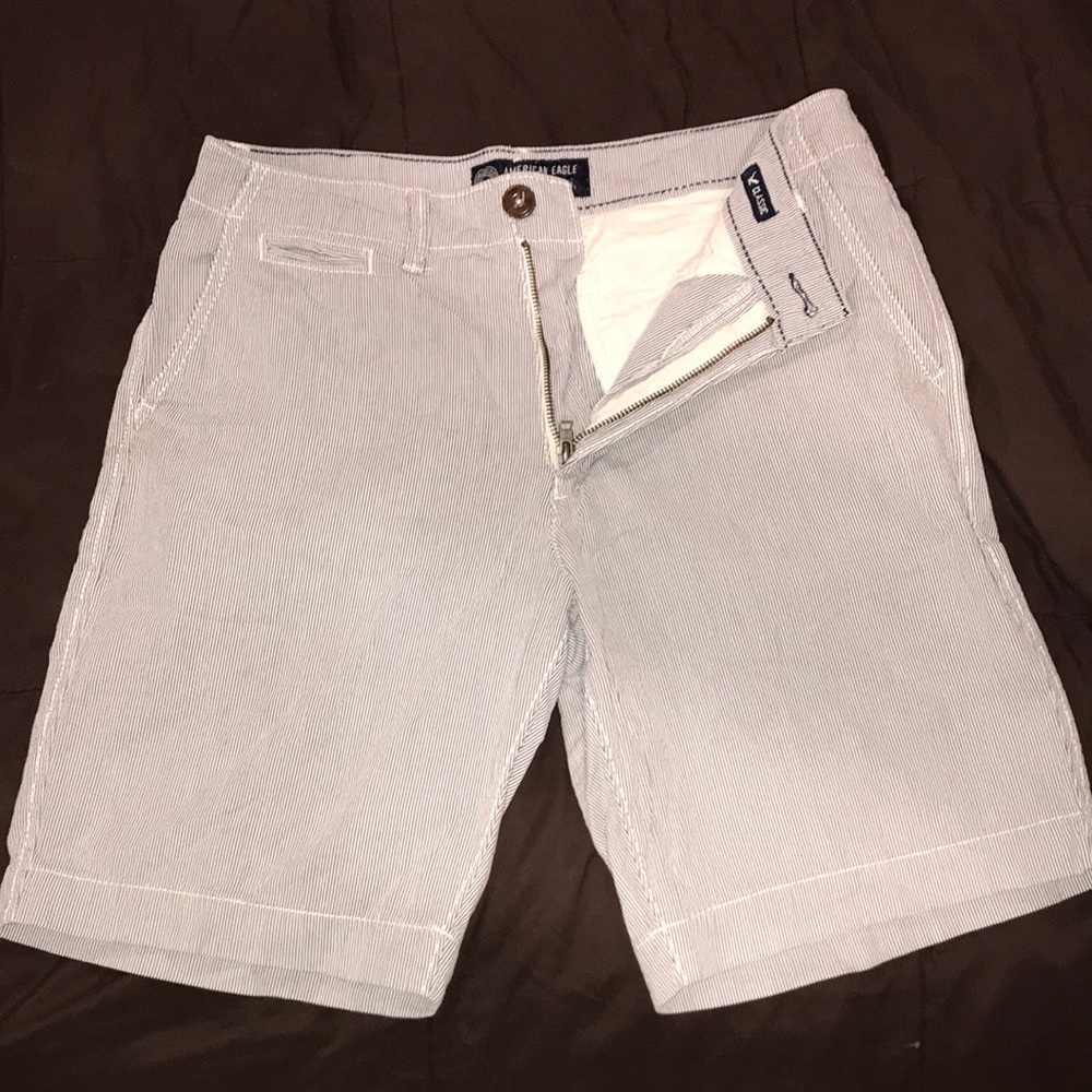 American Eagle Pin Stripe Shorts